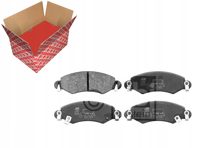 фото №1, Гальмівні колодки гальмівні opel agila 00-07 febi bilstein