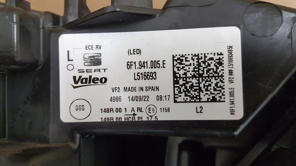 фото №12, Лампа перед ліва seat ibiza v lift full led 21-