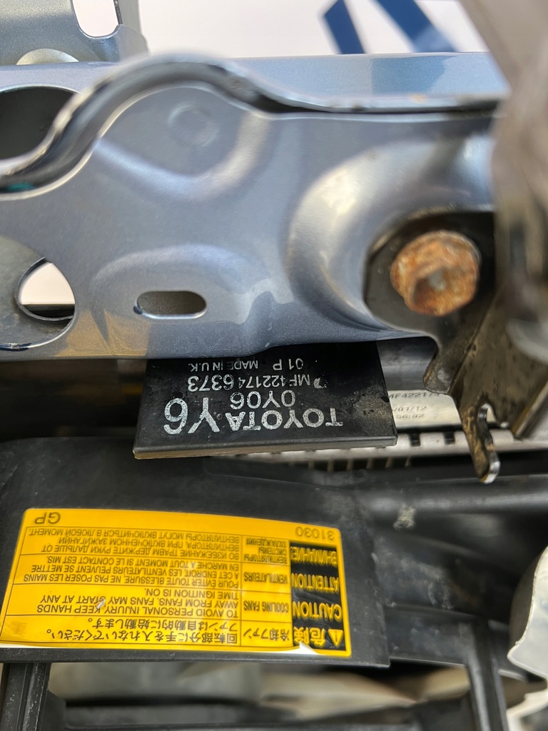 фото №14, Pas передній радіатор toyota yaris iii автоматична коробка передач