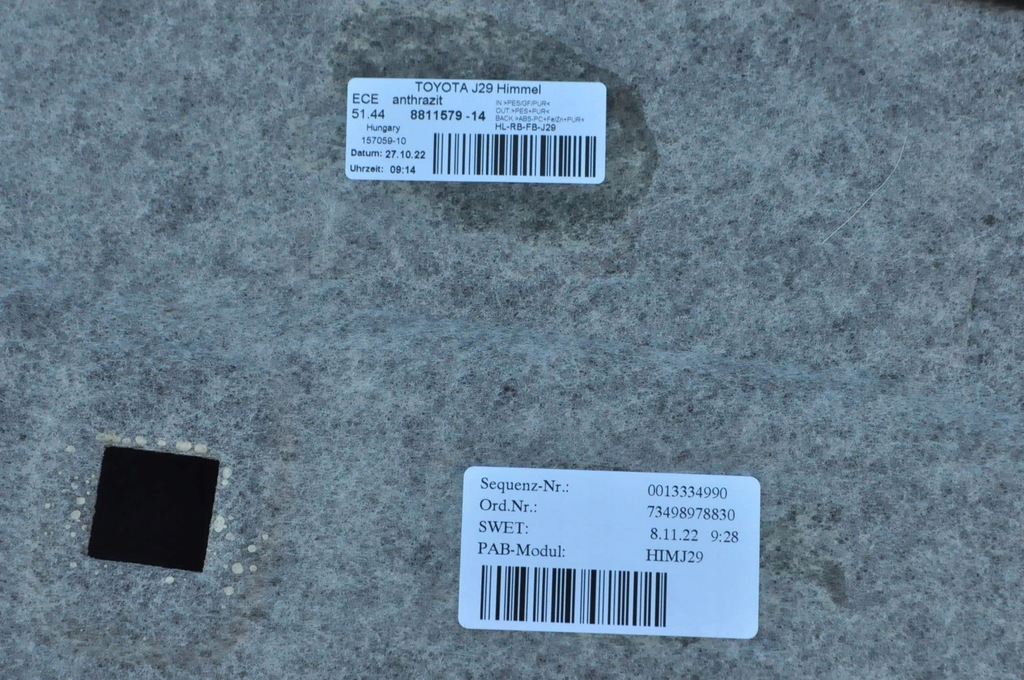 фото №10, Toyota supra mk5 2023r потолок крыша 8811579 anthrazit