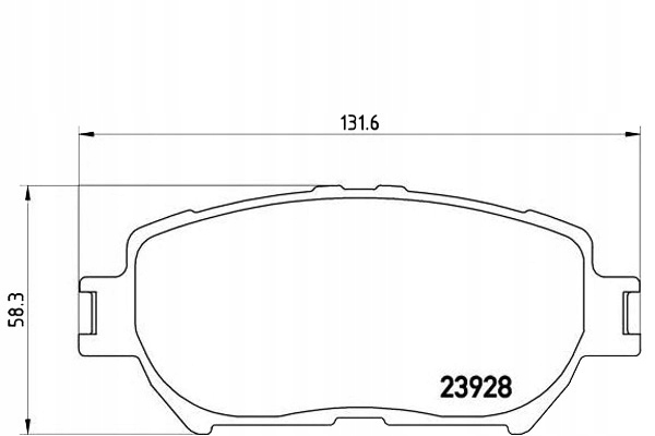фото №1, Brembo гальмівні колодки гальмівні toyota camry 01-05 brembo