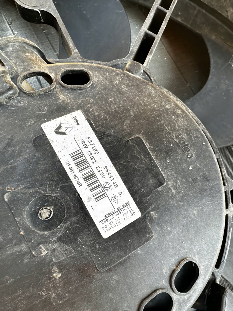 фото №2, Вентилятор радиатора renault scenic iv megane iv