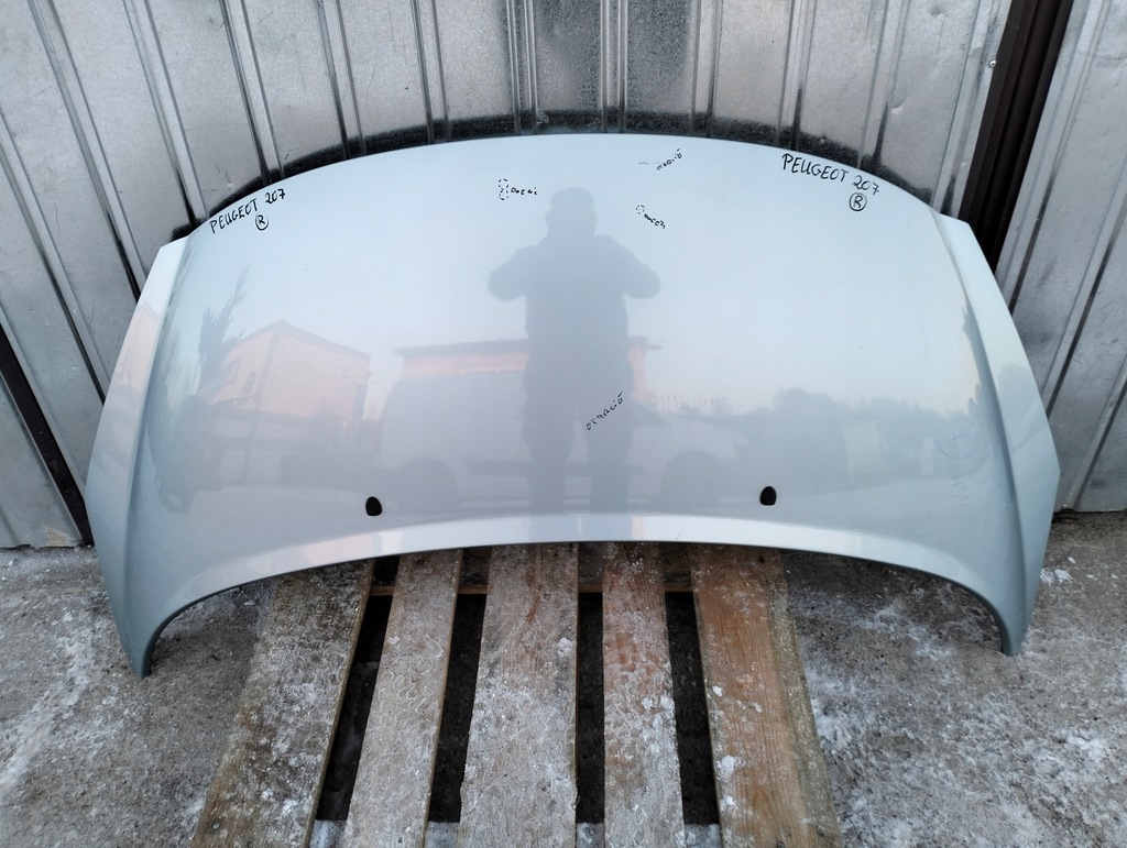 фото №1, Капот peugeot 207 оригінал лак kgzd