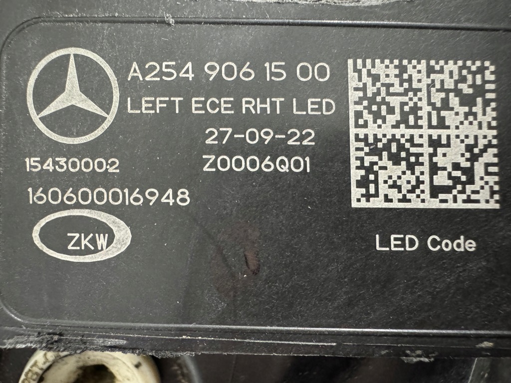 Mercedes glc w254 левая фара full led performance Оригинал