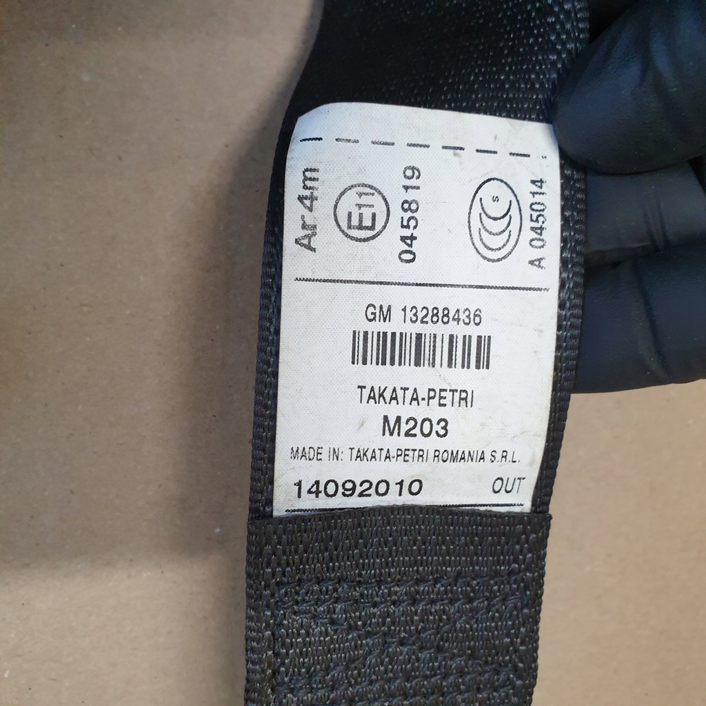 фото №8, Pas безопасности правый левый задняя opel insignia a