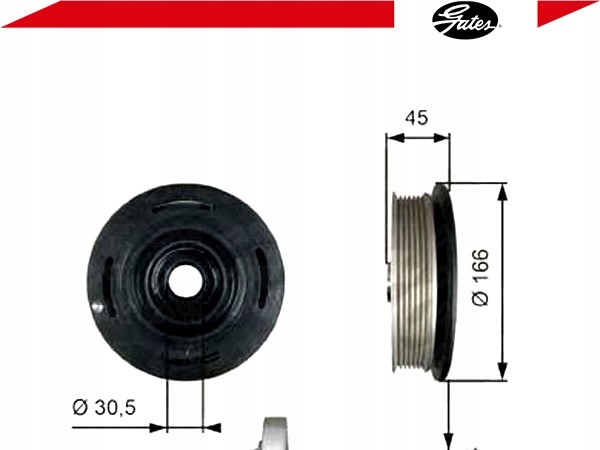 Шків колінчастого вала renault espace 3 2.2 dci je0k Ціна