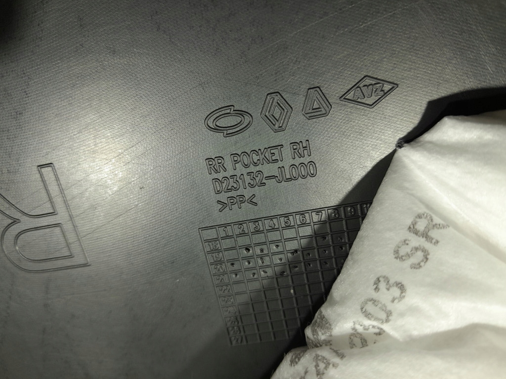 фото №7, Renault arkana 20-23 r.s.line eu обшивка обивка дверь задняя правая кожа