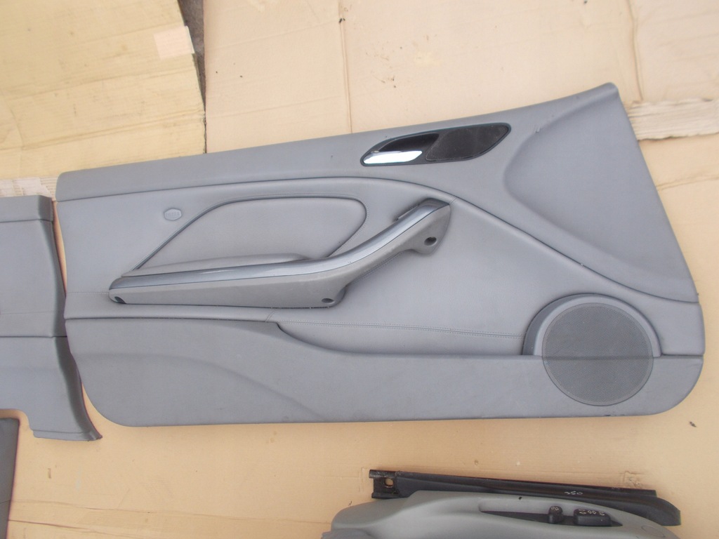 фото №9, Сидіння електричний обшивки заднє сидіння сіра шкіра bmw e46 coupe m-pakiet