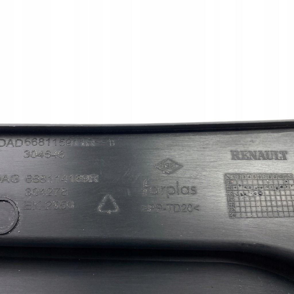 фото №12, Жабо renault clio v 668115911r