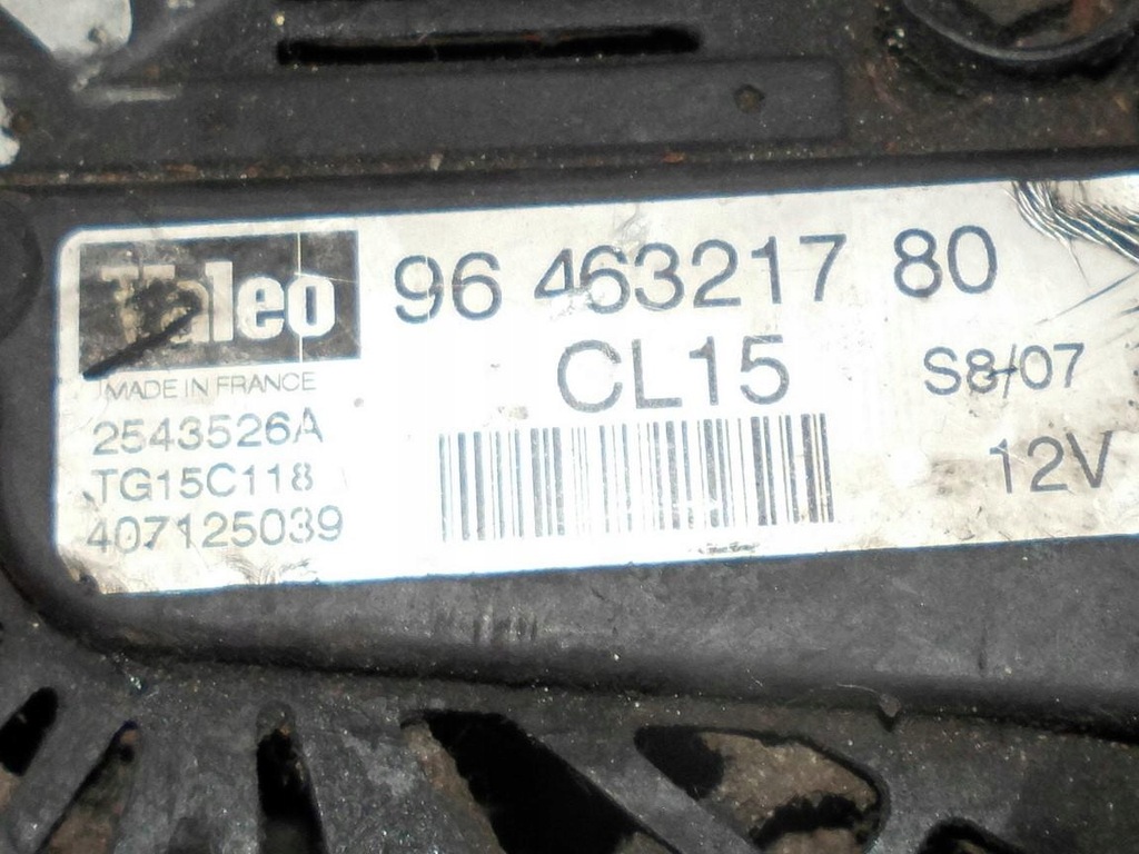 фото №6, Генератор partner 9646321780 tg15c118 2543526a