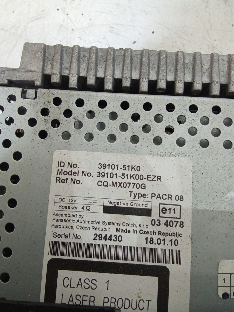 фото №3, K406 радио opel agila b 39101-51k0