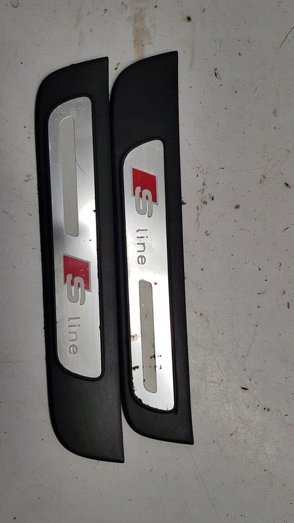 фото №8, Накладки пороговые audi a4 b8 s-line