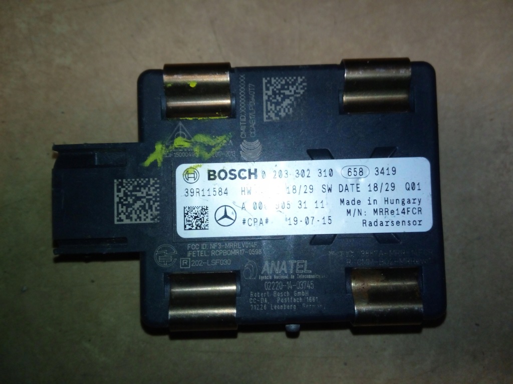 фото №1, Радар distronic mercedes w205 0009053111 oryg.