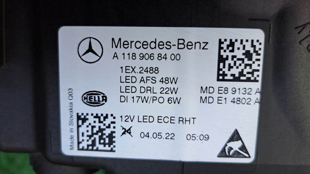 Mercedes cla w118 full led фара передня комплект в Україні