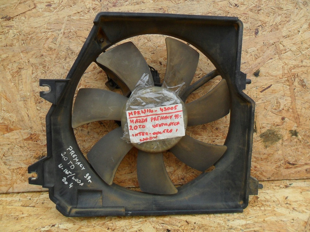 фото №2, Mazda premacy cp 1999 2000 2001- вентилятор