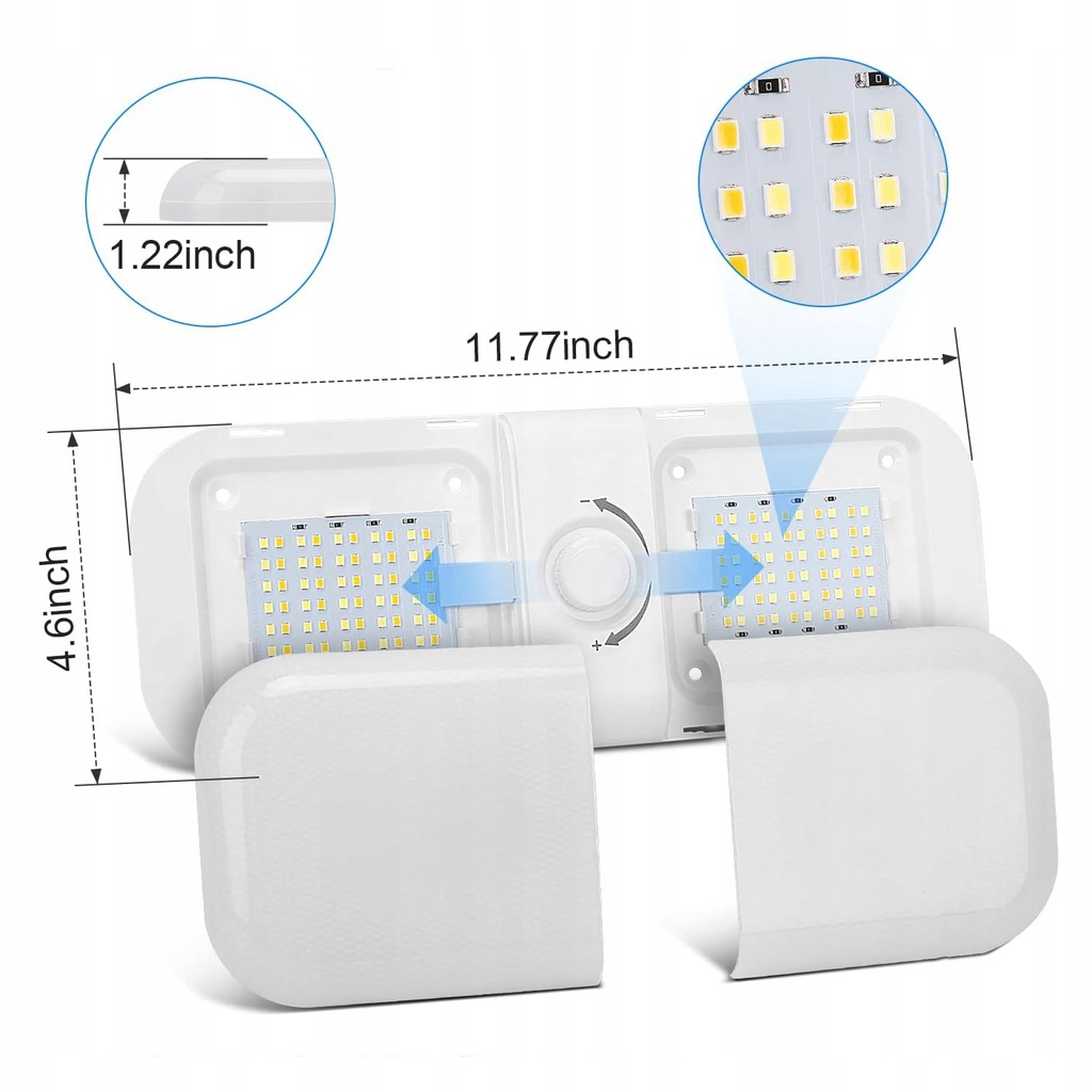 фото №13, Лампа внутрішня led do автомобіля do kampera автомобільна лампа led 12 v