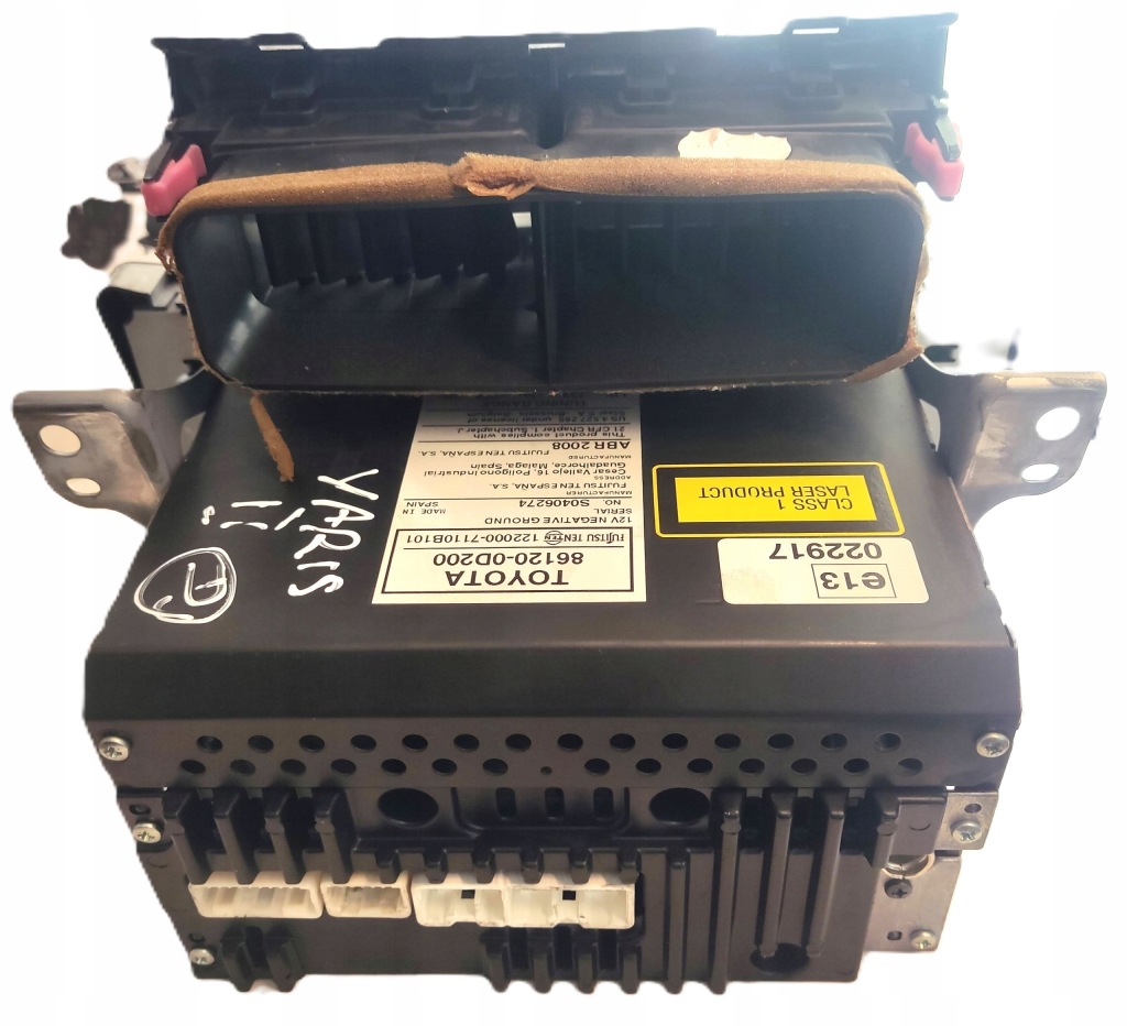 фото №2, Радио cd toyota yaris ii 2007r проверенный