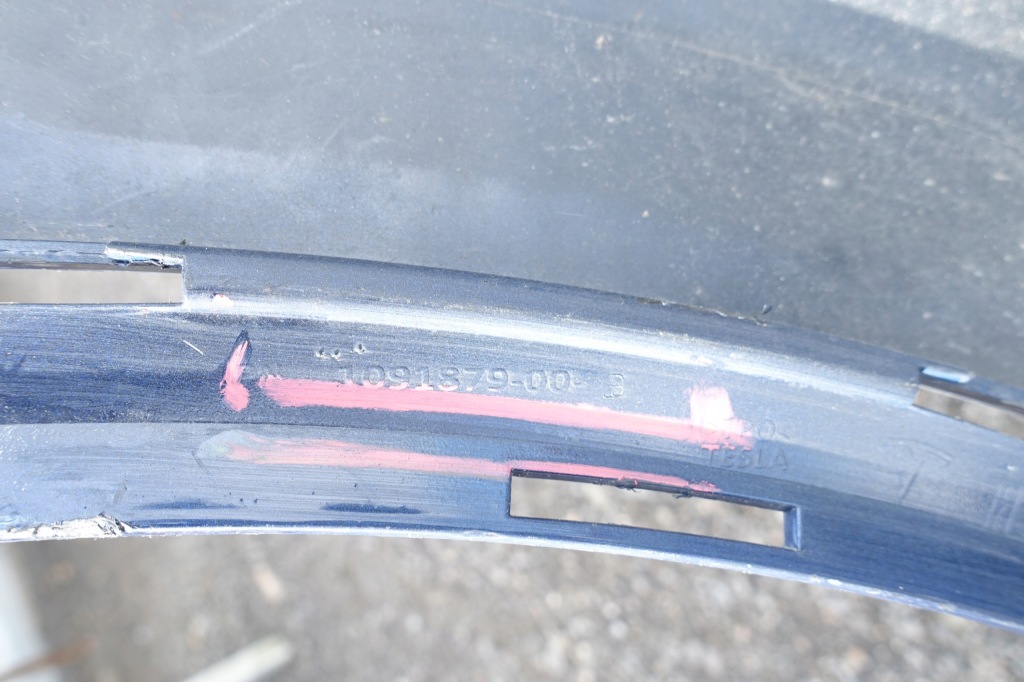 фото №13, Tesla model x 2015- бампер перед передній 1091879-00-b