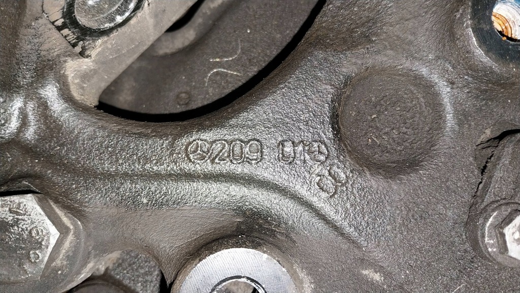 фото №6, Поворотний кулак ступиця супорт правий перед 20901 mercedes w203 w209 slk r171