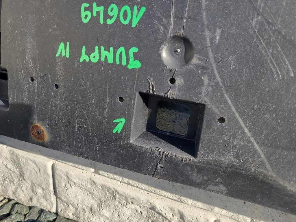 фото №7, Плита защита pod бампер перед citroen jumpy iv 9808501880