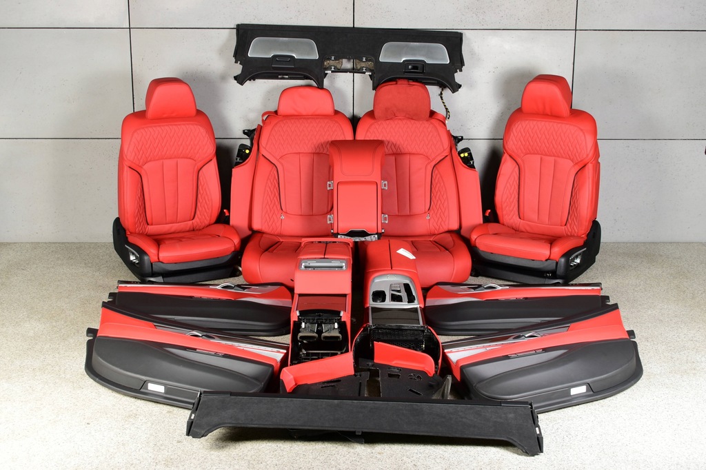 фото №1, Bmw 7 g12 сидіння сидіння салон середина individual оббивка масаж fionarot