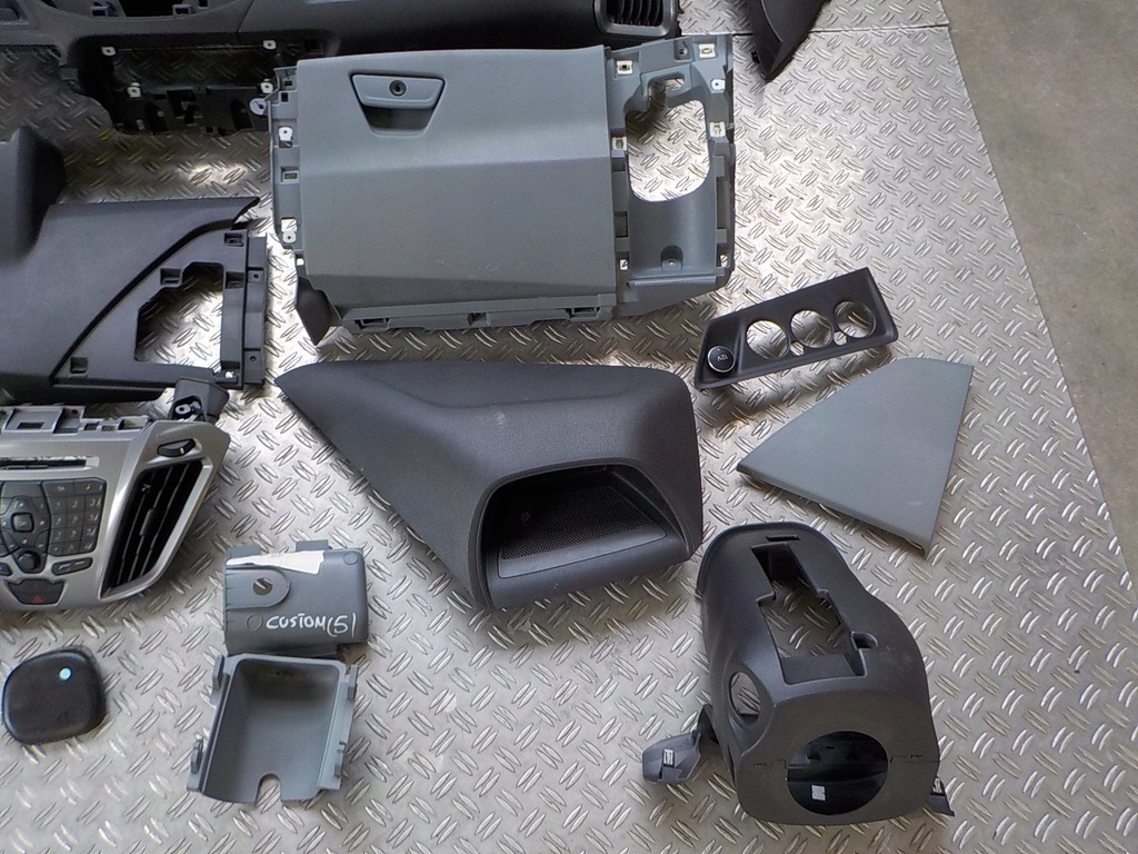 фото №4, Ford transit custom 12-17 консоль панель приладів приладова панель приладів