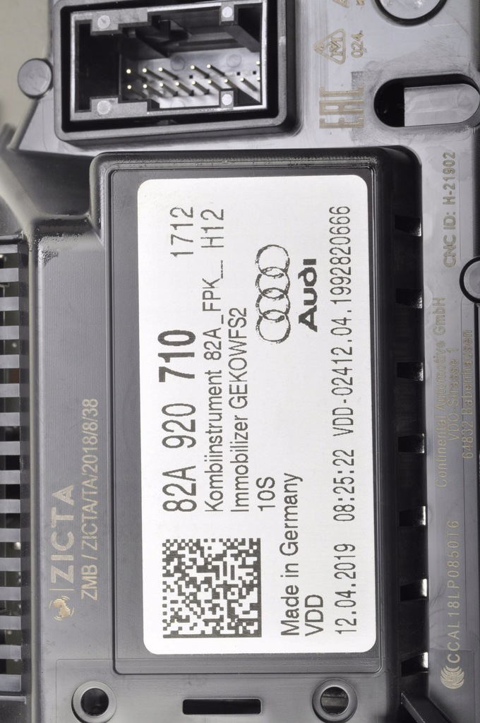 фото №7, Audi a1 ii 82a 1.0 tfsi лічильник прилади 82a920710