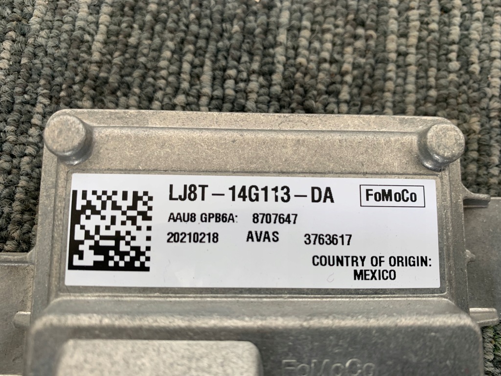 фото №12, Ford mustang mach-e модуль блок управления предупреждения пешеходов оригинал