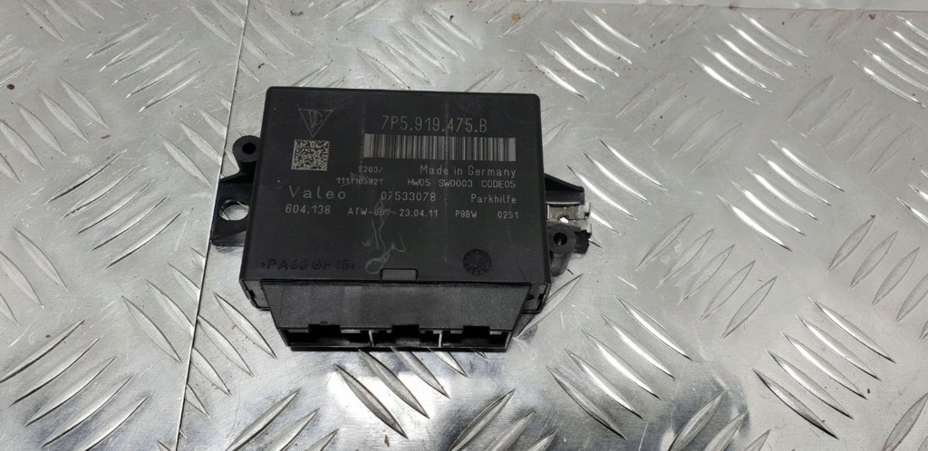 фото №1, Porsche cayenne 92a 2011 блок керування / модуль паркування pdc