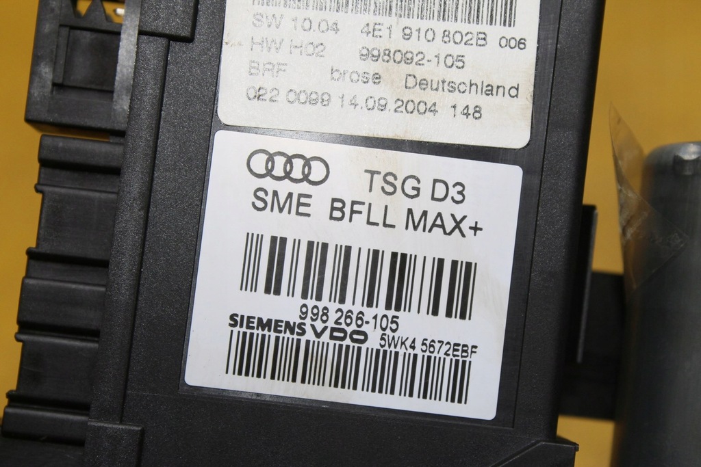 фото №7, Моторчик стекло правый перед audi a8 d3 4e1910802b