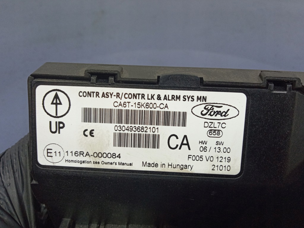 фото №4, Ford fiesta mk7 модуль блок керування комфорту ca6t-15k600-ca
