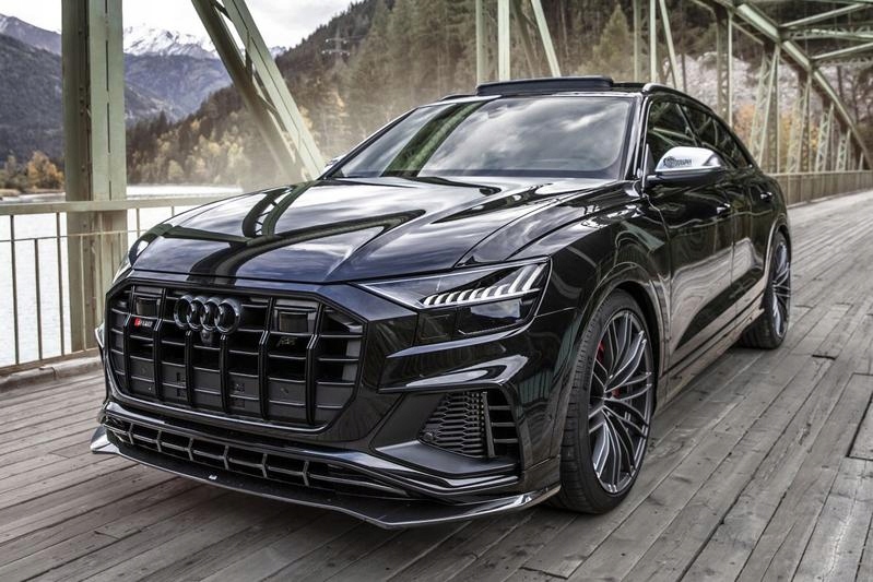 фото №9, Audi q8 abt набор передний спойлер + диффузор + насадки