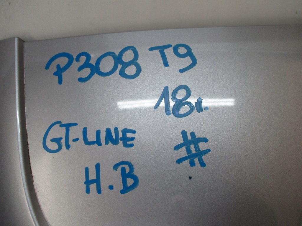 фото №5, Крышка багажника задняя задняя peugeot 308 t9 gt hb