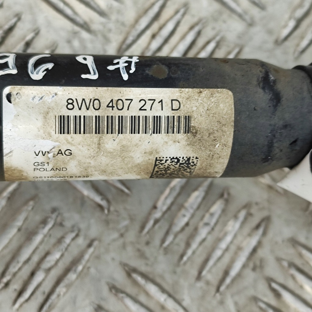 фото №7, Audi a4 s4 b9 8w 2018 права сторона привідний вал передня