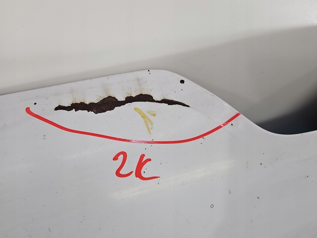 Капот передняя renault master 3 рестайлинг  14-19 белый Оригинал