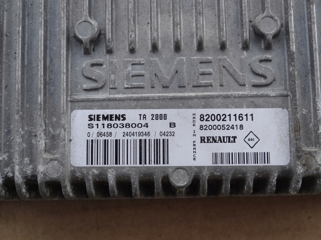 фото №3, Бортовой компьютер коробки renault laguna ii 8200211611