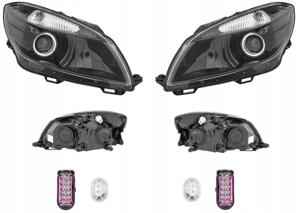 фото №1, Фара skoda fabia 5j roomster 10- l+p hella