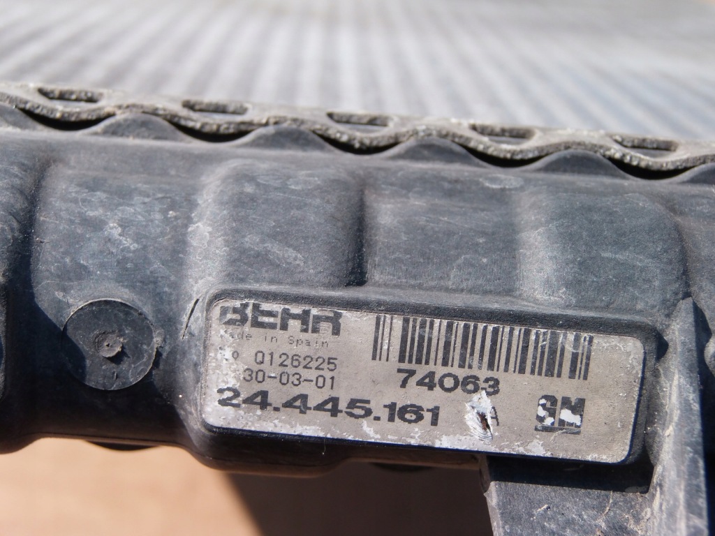 Радіатор води opel corsa c 5 1.0 benz 24445161 Доставка