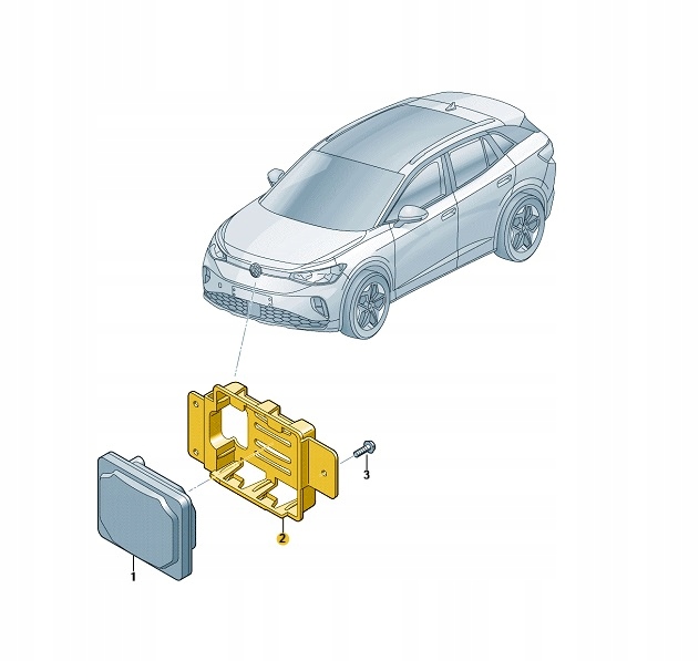 фото №1, Кронштейн радара vw id.3 oe: 10a907574a