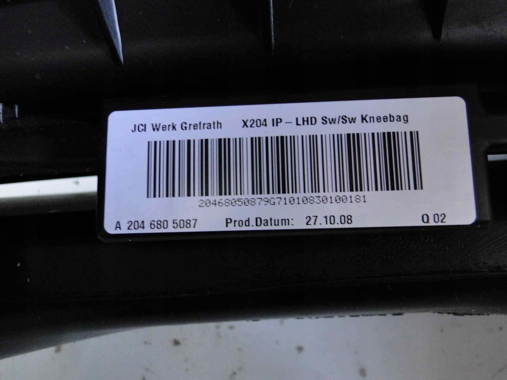 фото №9, Mercedes glk x204 204 консоль панель приладів приладова