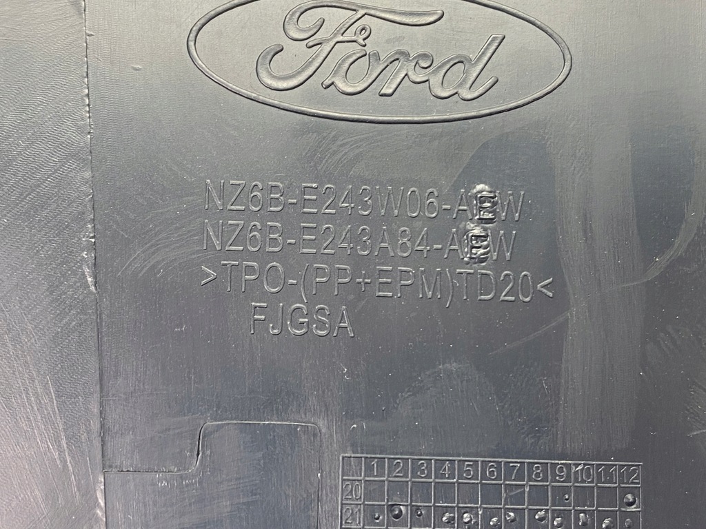 фото №8, Левый нижний панель защита стойка b ford maverick 2022+ usa