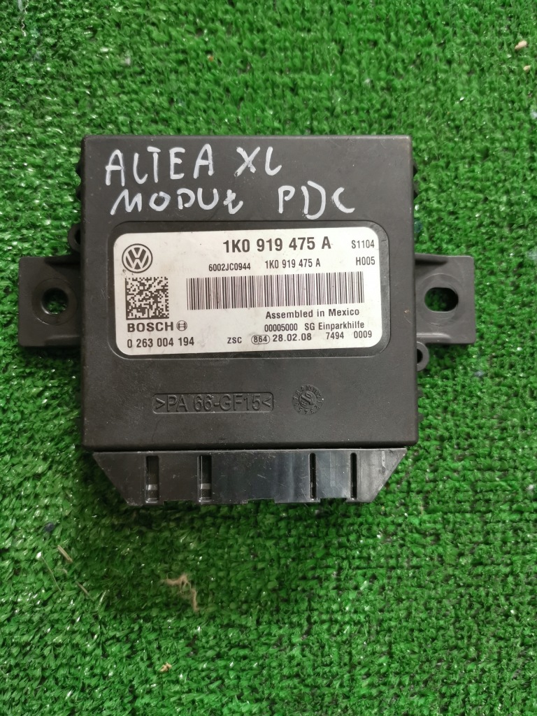 фото №1, Модуль блок управления pdc 1k0919475a altea xl