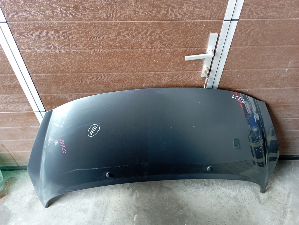 фото №2, Peugeot 207 cc капот перед передняя цвет ktpd