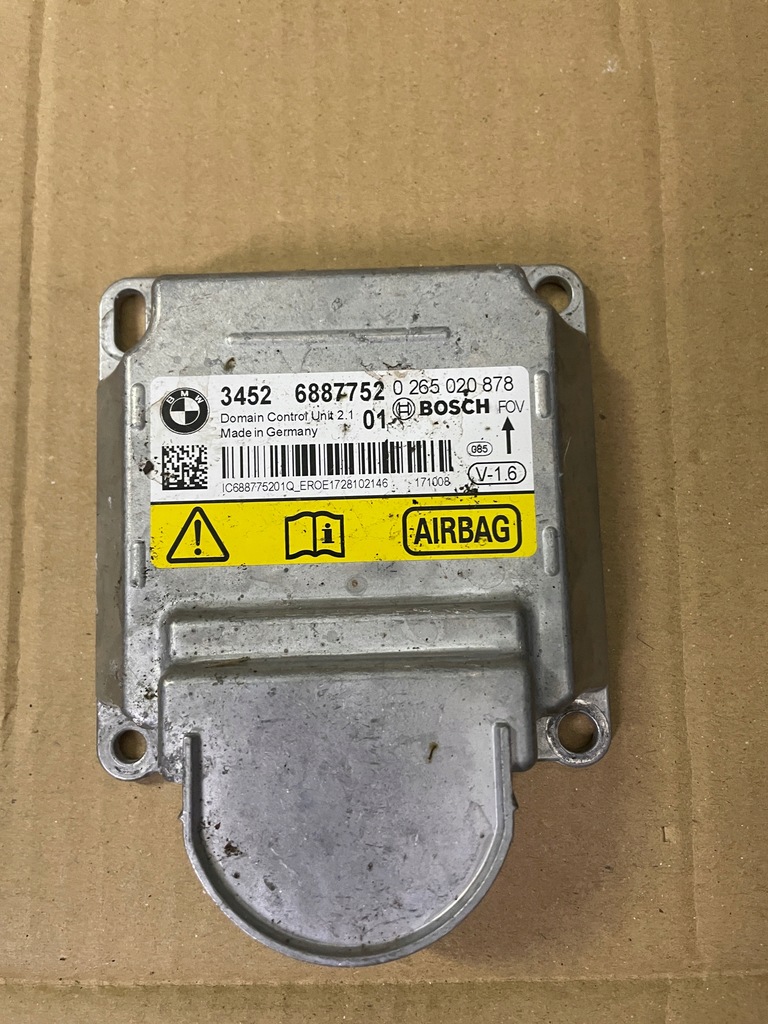 фото №1, Bmw 1 f20 модуль датчик подушка безпеки 6887752