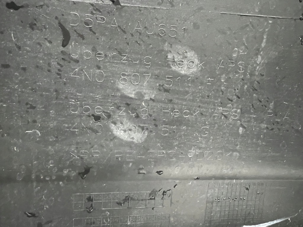 фото №13, Бампер задний задняя audi a8 s8 d4 4n0807511