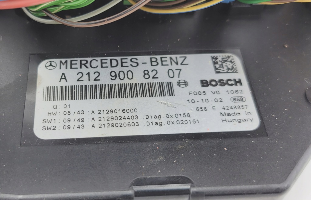 фото №6, Mercedes w204 модуль sam блок керування a2129008207