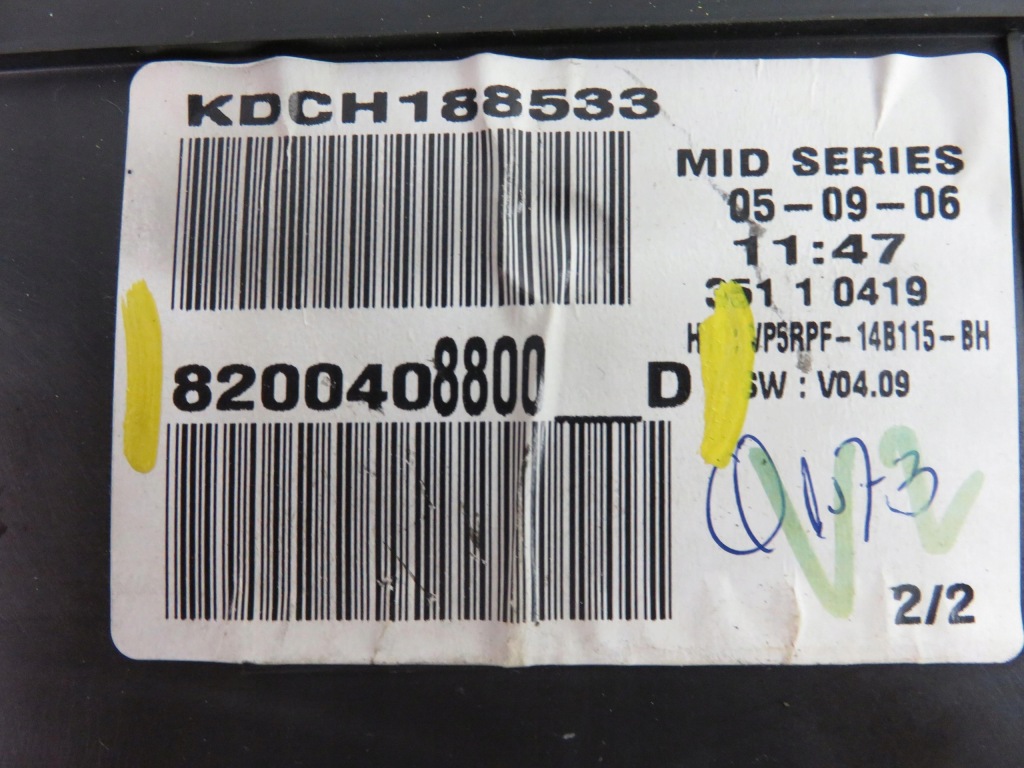 фото №2, Лічильник renault megane ii 1.9 dci 8200408800d