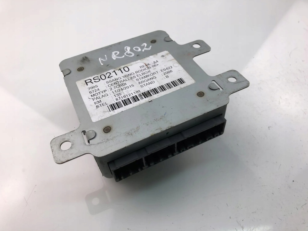 Купить Блок управления ssangyong rodius 8716121101 15074107 2006