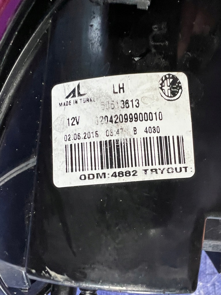 фото №3, Alfa romeo giulietta ліва задня лампа