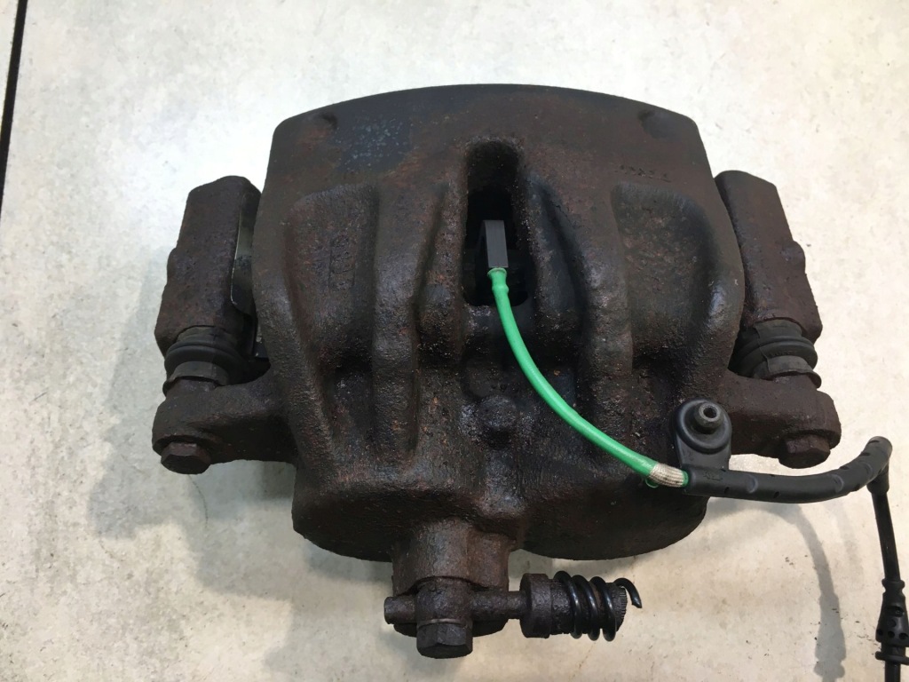 фото №3, Суппорт тормозной левый перед discovery iii 2.7 td